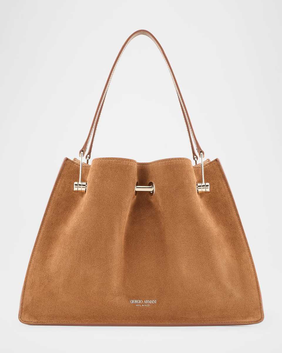 Avenue Small Soft Suede Tote Bag
